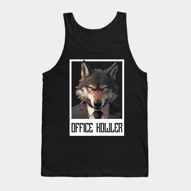 Office Howler. Business wolf Tank Top by MaxDeSanje 